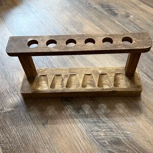 Antique Wooden Pipe Holder/Display